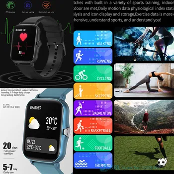 2021 NAUJAS Smart Watch Vyrai Moterys Smartwatch moteris vyras Protingas Laikrodis 