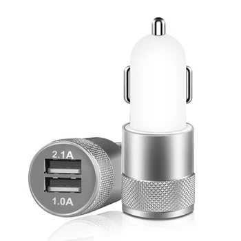 3.1 Automobilinio Įkroviklio USB Adapteris Cigarečių Degiklio LED Voltmeter Telefono Įkroviklio Smart Dual USB Įkrovimą, Automobilių Reikmenys