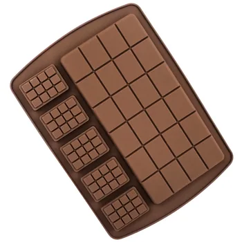 1PCS Silikono 12 Šokolado Pelėsių, Šokoladas, Kepimo Įrankiai Non-Stick Silikono Tortas Pelėsių Želė Ir Saldainių Pelėsių 3d Pelėsių Pasidaryk pats Geriausias