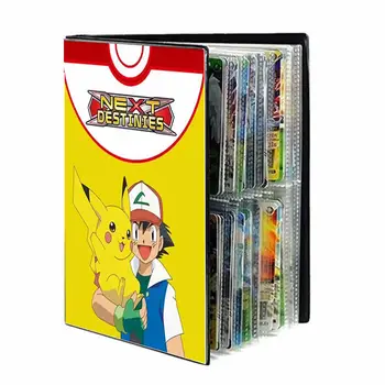 240Pcs Pokemon Albumą Korteles Kolektorius Knygos Savininko Rišiklio TOMY Anime Treneris Prekybos Žaidimo Kortelės Aplanką Geriausia Pardavimo Vaikams, Žaislų, Dovanų
