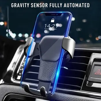 Gravity Car Mount Mobiliojo Telefono Laikiklis, Automobilinis Oro Angos Įrašą Stovėti Mobilųjį telefoną, GPS palaikymu, 
