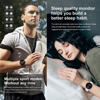 KW77 Vyrų Smart Žiūrėti IP68 Sporto Laikrodis Moterims Žiūrėti Veido Pasirinktinis 