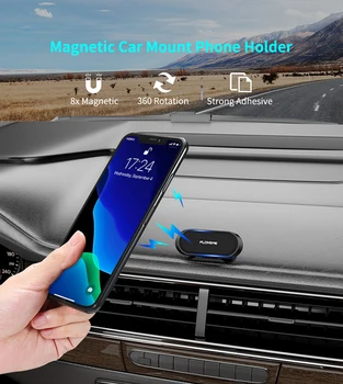 FLOVEME Magnetinio Automobilinis Telefono Laikiklis 360 Pasukti Mini Juostelės Formos Stovas, Skirtas 