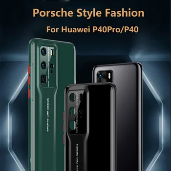 Mados TPU Minkštas Telefono Dangtelis Huawei P40 P40Pro Atveju vientisos Spalvos 