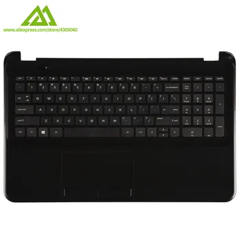 Naujas Originalus Juodas Palmrest Klaviatūra Su Touchpad Padengti C Padengti HP 15-D TPN-F113 747140-001