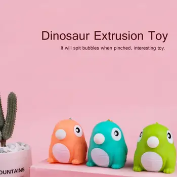 1pcs Juokinga Dinozaurų Burbulas Anti-stresas Išspausti Žaislai Nerijos Burbulų Siurprizas Plonas Mielas Kawaii Išskleidimo Žaislas Vaikams Suaugusieji