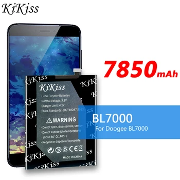 Originalus KiKiss 7850mAh BL 7000 Baterija DOOGEE BL7000 4G LTE Išmanųjį telefoną MT6750T Octa Core 5.5 Colių Moible Telefono