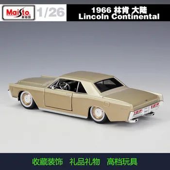 Maisto Diecase 1:24 1966 Continental Didelis Modeliavimas Transporto Priemonės, Sporto Automobilį Lydinio Modelio Automobilių