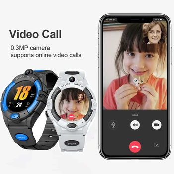 4G Vaikai Smart GPS Vaizdo Skambučių Kamerą, Wifi Pėdsakų Tvora Širdies ritmo Sporto Stebėti Smartwatch Vaikams Baby Girl Žiūrėti