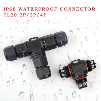 IP68 Vandeniui Jungtis 2 Pin 3 Pin Namų Tobulinimo Kabelio Jungtis, 