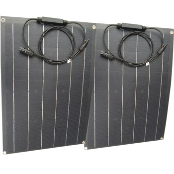 Kinijos gamykloje kaina ETFE saulės skydelis 40w pusiau lanksčios saulės elementų 18V ETFE Danga pultas 12V saulės baterijos kroviklis