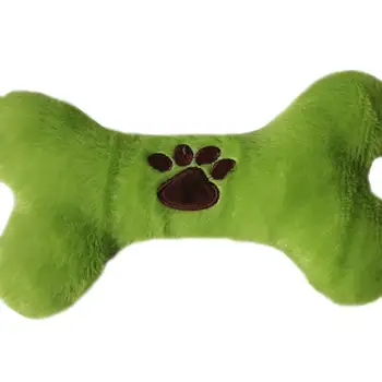 Mielas Animacinių Filmų Letena Spausdinti Kaulų Formos Puppy Dog-Pet Minkštas Pliušinis Chewy Žaisti Žaislai