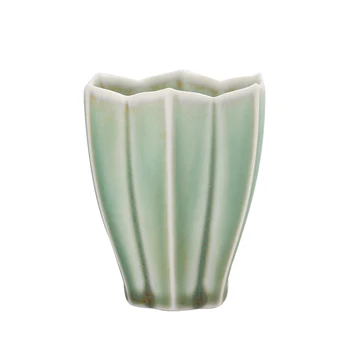 CHANSHOVA 90ml Tradicinės Kinų Stiliaus Crackle Atsitiktiniai Tekstūros Žalia glazūra Keramikos Teacup Kinijos Porceliano Mažas Kavos Puodelis H410