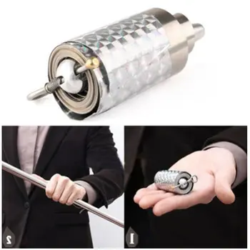 Nešiojamų Dydžio Nerūdijančio Plieno Teleskopinis Stick Nešiojamų Kovos Menų Metalo Magic Wand Kišenėje savigynos Ginklas Stick