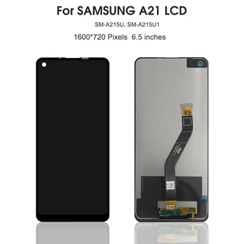 Originalus Lcd Samsung Galaxy A21 LCD Ekranas Jutiklinis Ekranas skaitmeninis keitiklis Surinkimo Dalys Samsung A21 A215 SM-A215U Ekranas