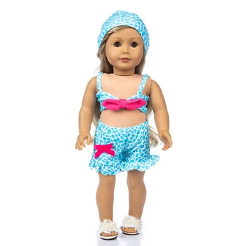 2021 Naujas Mados maudymosi Kostiumėliai Tinka Amerikos Mergina Lėlės Drabužiai 18 colių Lėlės , Kalėdų Mergina Dovana(tik parduoti drabužius)