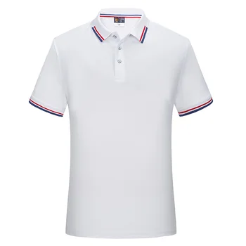 Vyriški trumpomis Rankovėmis Polo Marškinėliai Verslo Atvartas Atsitiktinis marškinėliai Britų Pora Slim Kvėpuojantis