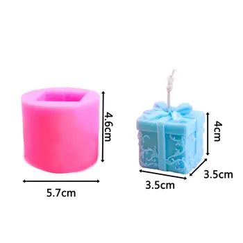 Silicio Žvakė Pelėsių Mini Kalėdų Dovanų Dėžutėje Žvakė Maker 