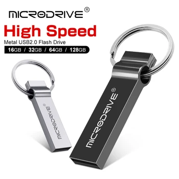 Naujas Prekės ženklas Super USB Flash Drive 64GB 32GB 16GB 8GB Pen Drive Flash Vandeniui metalo Sandėliavimas Flash Drive, Memory Stick cel usb