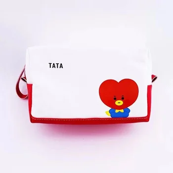 JCBTSHKorean idol Tiantuan mielas kosmetikos maišą, drobė maišelis rankinėje koncertas aplink patį maišelį