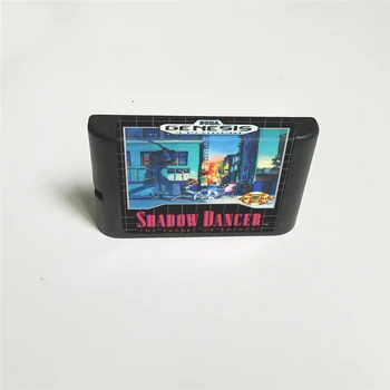 Šešėlių Šokėja Paslaptis Shinobi - Dangtelis Su JAV Mažmeninės Langelyje 16 Bitų MD Žaidimo Kortelės Sega Megadrive Genesis