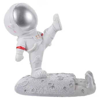 1pc Žavinga Animacinių filmų Astronautas Dervos Amatų Stalo Ornamentas Kambarį Apdaila Office Home Darbalaukio Ornamentu