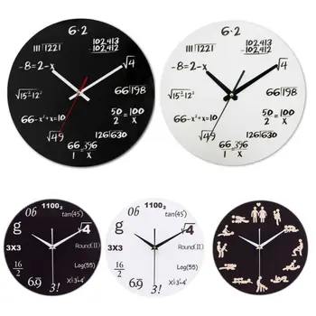 Decodyne Matematikos Sieninis Laikrodis Unikalus Matematikos Lygtis Puikus Klasėje Namų Dekoro