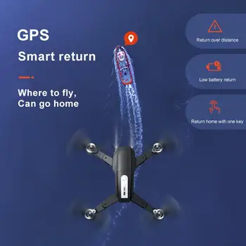 2021 NAUJAS GPS Drone 4K 6K Profesija Dual HD Kamera 1080P WiFi Fpv Drone 3000m Skrydžio Aukštis Drones Laikyti Fotoaparatą Sraigtasparnis Žaislai