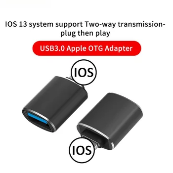 Nešiojamų OTG Adapteris USB 3.0 Jungtis Duomenų Konverteris, skirtas Apple U Disko Adapteriai Pelę, Klaviatūrą Konverteris Priedai Adaptador
