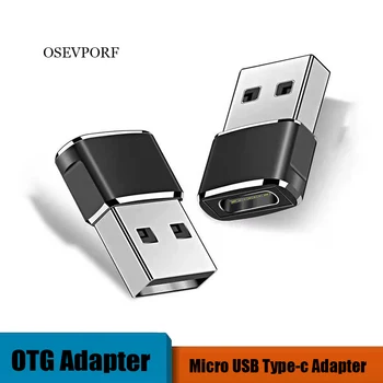 USB Tipo C OTG Adapteris, USB C Male Micro USB Female Kabelio Konverteris USB-C 