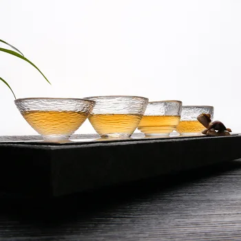 Japonų Stiliaus Skaidrūs Arbatos Puodelio Aišku, Atsparus Karščiui Kung Fu Stiklo Puodelis Vandens Gėlių Arbatos Dubenėlį Namų Virtuvės, Biuro Drinkware