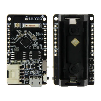 LILYGO® TTGO T-OI ESP8266 Chip Įkrovimo 16340 Baterijų Laikiklį Ir T-OI WS2812 RGB Plėtros Valdyba