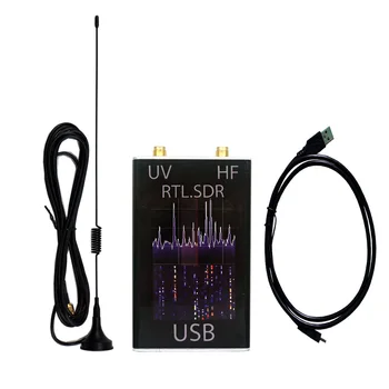Kumpis Radijo Imtuvas 100KHz-1.7 GHz pilna Juosta UV HF RTL-SDR USB Imtuvas RTLSDR USB dongle, su RTL2832u R820t2 RTL SDR Imtuvas