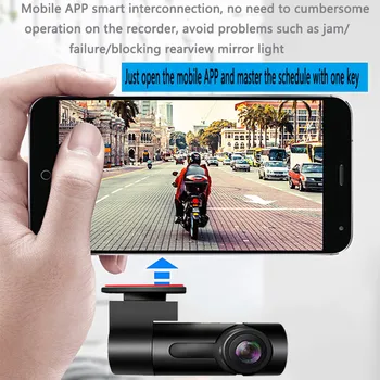 Brūkšnys Cam 1080P Greitis ir Koordinatės, WiFi, Automobilių Brūkšnys Kamera Mini Hidde 