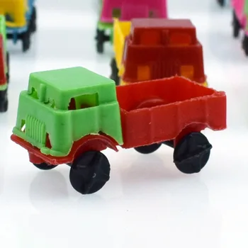 4CM Spalvingas Plastiko Sunkvežimio Modelis Žaislas Automobilis, kad Vaikas Dovana