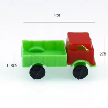 4CM Spalvingas Plastiko Sunkvežimio Modelis Žaislas Automobilis, kad Vaikas Dovana