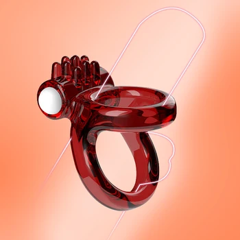 Minkšto Silikono Seksualus Dvigubas Žiedas Čiuptuvas Vibracijos Gaidys Žiedas Sekso žaisliukai Vyrams Laikui Žiedus Pora Meilužis Vyrų Varpos Žiedas