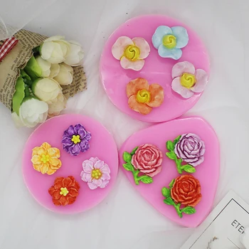 Mini Gėlių Kiaušinių Gėlių Camellia aromaterapija Gipso Dekoratyvinis Vaškas Prekės Silikagelio pelėsių 