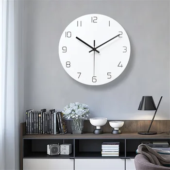 Skaitmeninis Sieninis Laikrodis Silent Dekoratyvinis Modernaus Dizaino Sieniniai Laikrodžiai už Kambarį Šiaurės Kabo Sienos Žiūrėti Namų Dekoro