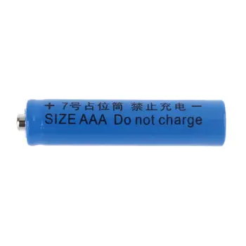 Pranešk apie netikrą 14500 / AA AAA 10440 Dydžio Manekeno Baterija Lukštais vietos rezervavimo ženklas Cilindro Laido