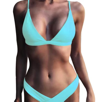 2021 Naujas Bikini Moterims maudymosi Kostiumėliai Moterims Bikini Komplektas Kietų Bikini Komplektas Seksualus Paplūdimio Drabužiai Biniki Nustatyti maudymosi kostiumėlį, Maudymosi Kostiumą, Moteris