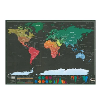 Grandymo Žemėlapiai Stebuklingo Žemėlapio Mini Pasaulio Žemėlapyje Spalvinga Kambaryje Namų Dekoro Siena Lipdukas Dovanos Kelionės Plakatai Ženklu LADA-pardavimas