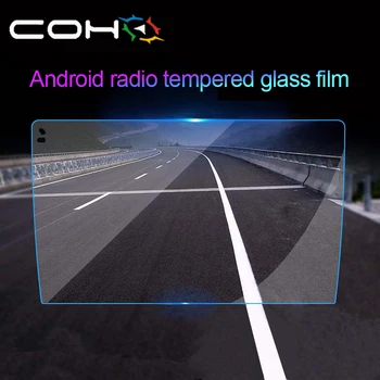 Automobilių Android Navigacija, Radijo, GPS, Ekrano Apsauginės Plėvelės Grūdintas Filmas