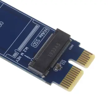 PCIE į M2 Adapteris NVMe SSD M2 PCIE X1 Pjesė Palaiko 2230 2242 2260 2280 M. 2