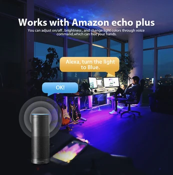 GLEDOPTO zigbee valdytojas mini smart TV LED šviesos juostelės rinkinys 5V usb rgb+bmt kompiuteris LED šviesos juostelės dirbti su zigbee hub echo