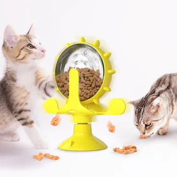 Šunų, Kačių Žaislas Interaktyvus Ištekėjimo Slow Food Feeder Žaislai Pasukti Vėjo Malūnas Naminių Šunų Kačiukas Juokinga Mokymo Reikmenys Įspūdį Katės