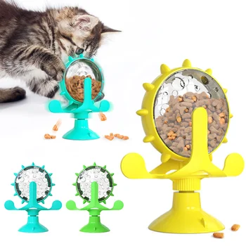 Šunų, Kačių Žaislas Interaktyvus Ištekėjimo Slow Food Feeder Žaislai Pasukti Vėjo Malūnas Naminių Šunų Kačiukas Juokinga Mokymo Reikmenys Įspūdį Katės