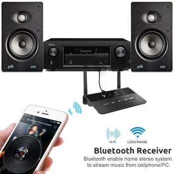 Bluetooth 5.0 Siųstuvas, Imtuvo Audio Adapteris RCA APTX LL HIFI Audio TX/RX Apeiti Belaidžio ryšio Adapteris, Skirtas TV PC Automobilių Ausines