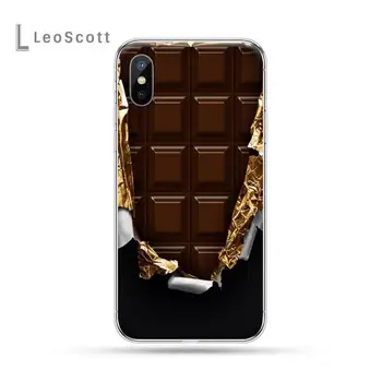 Maisto Desertas Šokolado fashiopattern aukštos kokybės Telefono dėklas Skirtas iphone 12 5 5s 5c se 6 6s 7 8 plus x xs xr 11 pro max