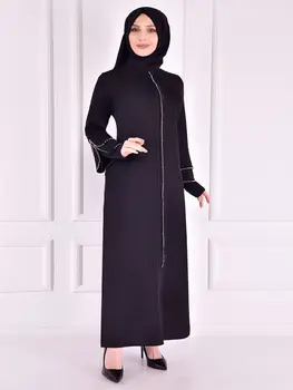 Abaja Dubajus Turkijos Musulmonų Mados Suknelė, Hijab Islamas Drabužių Afrikos Ilgos Suknelės Moterims Chalatas De Moda Musulman Djellaba Femme
